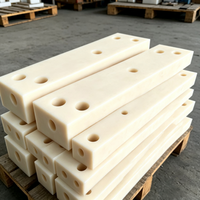 Pièces usinées CNC en nylon POM de précision personnalisées, pièces usinées CNC en plastique, composants industriels légers et durables