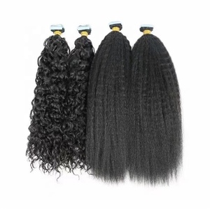 Extensions de cheveux 100% naturels — ali queen, cheveux humains vierges, crépus, lisses, boucles, vente en gros - Product Image 1