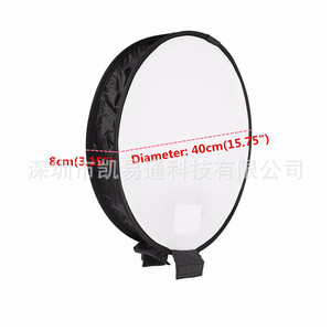 Neewer Softbox Rond 40cm Diffuseur de Flash Portable Pliable en Tissu Oxford pour Photographie de Portrait - Product Image 3