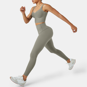 Leggings sculptant le corps avec étiquette personnalisée leggings taille haute pour femmes - Product Image 3