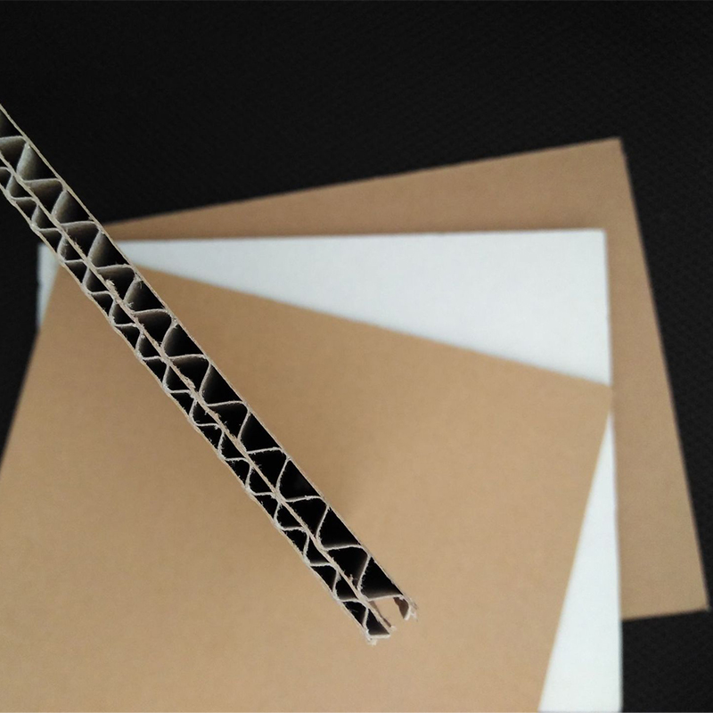 China Manufacturer Carton Corrugated Board Flute Single Printing Logo Factory Customization Double Wall Cardboard Paper