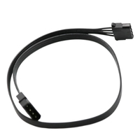 Câble d'extension IDE Molex 4 broches femelle vers prise pour port D avec grand câble d'extension pour ventilateur 4 broches