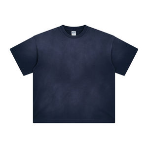 Camiseta Premium Acid Wash para hombre 100% algodón de gran tamaño Vintage Graphic Streetwear - Product Image 1