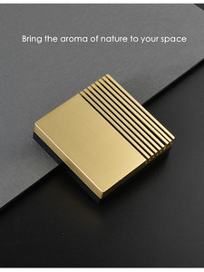 <span class=keywords><strong>Diffuseur</strong></span> de parfum pour voiture en bois massif moderne, texture dorée élégante, évaporation naturelle, parfum longue durée, cadeau haut de gamme pour les amateurs de parfums - Product Image 6
