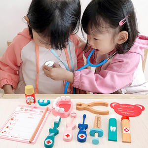 Ensemble de Jeu d'Imitation Éducatif pour Enfants – Prise en Charge des Commandes Mixtes – Kit <span class=keywords><strong>Docteur</strong></span> en Bois pour Enfants - Product Image 3