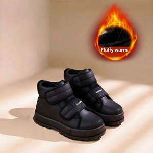Botas de Nieve para Mujer, <span class=keywords><strong>Botines</strong></span> con Tacón de Aguja, Cierre de Cremallera, Impermeables, Cálidas, para Uso Diario Informal, Forro de Felpa, Suela de EVA - Product Image 2