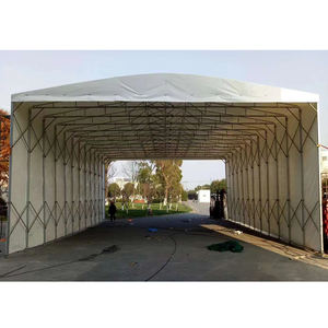 Nouveau produit auvent Mobile grand entrepôt pliant couverture de toit en <span class=keywords><strong>PVC</strong></span> rétractable tente push-pull cour de sports de plein air tente d'événement - Product Image 6