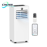 Climatiseur mobile 7000 BTU 9000 BTU à évaporation automatique sans réservoir d'eau vide pour usage domestique en UE