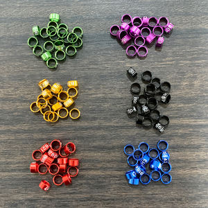 8Mm <span class=keywords><strong>9Mm</strong></span> Vogel Voet Ring Aluminium Race Korte Duif Voet Ring Label Homing Duif Voetringen - Product Image 1