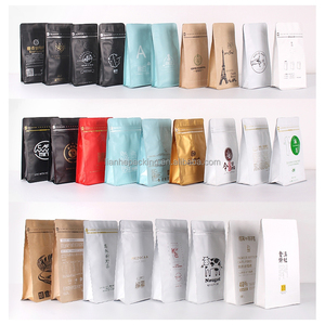 Trung Quốc Nhà máy trực tiếp Kraft túi giấy bảng giá Trung Quốc đứng lên Túi mẫu stnd lên dây kéo túi bán buôn - Product Image 3