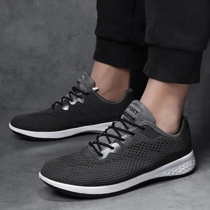 Chaussures de course décontractées pour hommes, semelle intermédiaire en EVA, antidérapantes, respirantes, en mesh léger, souples, grandes tailles pour le printemps et l'été - Product Image 5