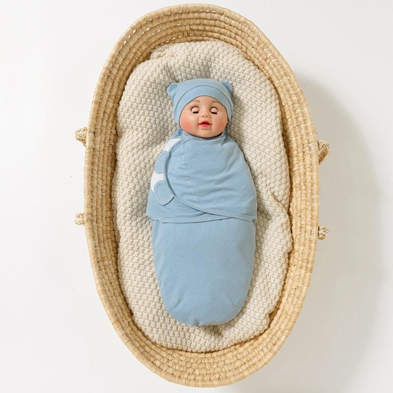 [Ensemble de deux pièces en laine de coton] bleu