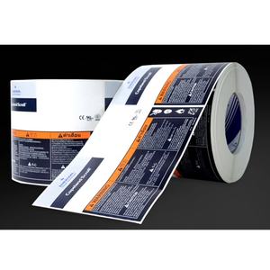 Vente à chaud Étiquette en vinyle thermique roulée Autocollants adhésifs imperméables imprimés personnalisés promotionnels personnalisés - Product Image 3