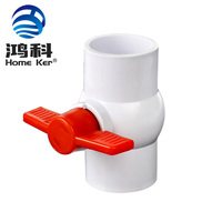 Compression filetée pneumatique de pp d'irrigation de l'eau 1/2 pouces 3/4 pouces OEM de robinet à tournant sphérique de PVC UPVC