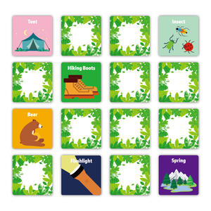 Set di biglietti di auguri in carta stampata digitale per campeggio e prodotto prenotato per uso esterno - Product Image 5