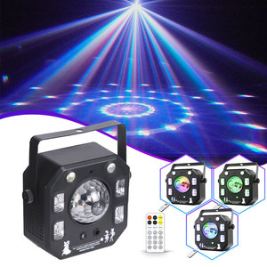 Işıklar için 50W LED RGBW Gobos Uzaktan Kumanda Sesle Aktifleşen <span class=keywords><strong>DJ</strong></span> KTV Parti IP65 Uzaktan Kumanda - Product Image 4