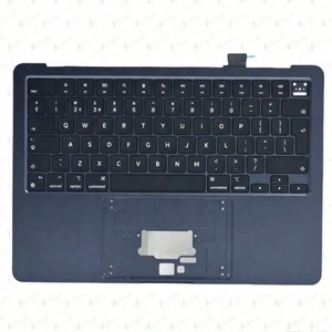 Coque supérieure pour ordinateur portable <span class=keywords><strong>MacBook</strong></span> <span class=keywords><strong>Air</strong></span> M4 A3240 13 pouces avec clavier espagnol, bleu nuit - Product Image 2