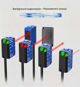 배경 억제 레이저 적외선 스위치가 있는 광학 적외선 반사 광전센서 스루빔 미러 - Product Image 5