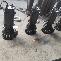 Pompe submersible en fonte pour eaux usées, anti-colmatage, pompe de relevage domestique, haute pression, grand débit, décharge 50-500 mm WQ