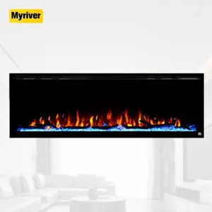 Myriver China Suppliers 3D Steam Electric Fireplace No Heating Changing Colors Led Fire Technology Fireplace