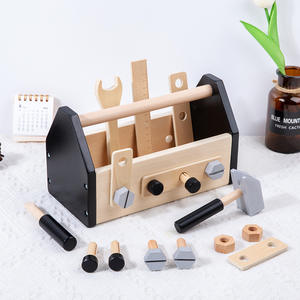 Juego de simulación multifuncional para niños, juguetes de madera para niños, juego de herramientas ensambladas DIY educativas de madera para niños - Product Image 3