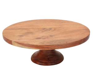 Supports à gâteaux en bois massif avec couvercles en verre - Product Image 5