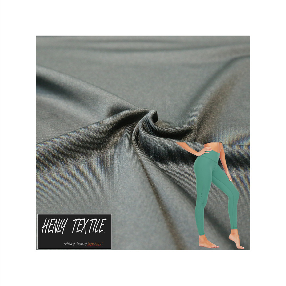 HT215312 86% RECYCLED POLYESTER 14%SPANDEX 280GSM KNITTED JERSEY FABRIC