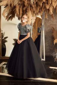 Оптовая продажа, Прямая поставка, одежда для девочек, красное, розовое, белое свадебное платье для девочек с цветами - Product Image 3