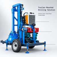 Machine de forage de puits à haute efficacité SG, personnalisée OEM, avec certificat ISO et garantie d'un an, du fabricant chinois