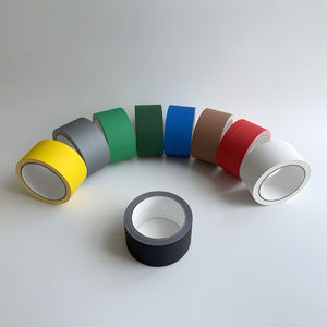 2 pouces vente directe d'usine forte adhérence OEM logo imprimé multicolore colle de caoutchouc mat gaffer tissu <span class=keywords><strong>ruban</strong></span> adhésif - Product Image 1