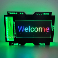 Panneau d'affichage LED à défilement programmable par application Panneau d'affichage VIP Glorificateur de bouteille de champagne Présentateur pour discothèque