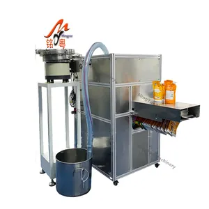 1000bags/h Automatic Pre-made Doypack Liquid Jam Paste Oil Detergent Shampoo Spout Pouch Filling Capping Machine