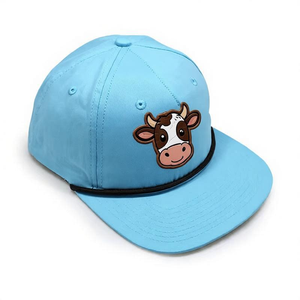 Gorras Casuales de Lona y Terciopelo con Cierre a Presión para Hombre y Mujer, con Parche Tejido de Vaca, de 1-2 Tonos, con Cuerda, Ideales para Viajes al Aire Libre y Fiestas - Vietnam - Product Image 3