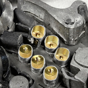 Tuerca de pulgar moleteada de latón, Zinc8 cabeza plana, tuerca hexagonal métrica niquelada, tuerca cuadrada con acabado pulido, pasivado galvanizado - Product Image 3