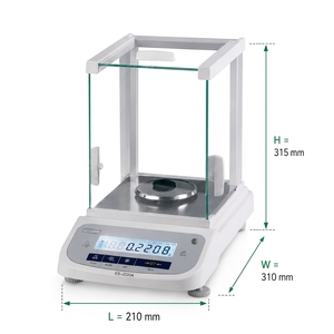 TOPTION Balanza Analítica Electrónica de Alta Precisión de 0.1mg / 200g con RS232, Balanza Profesional de Grado de Laboratorio - Product Image 2