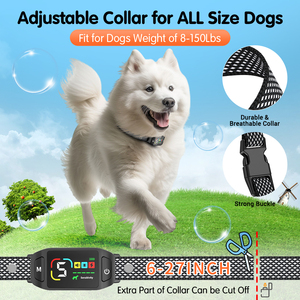 Collar <span class=keywords><strong>Antiladridos</strong></span> para Perros con Vibración y Choque, Seguro, para Control de Ladridos y Entrenamiento - Product Image 4
