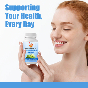 Capsules d'acide pantothénique (vitamine B5) à marque privée OEM pour favoriser la production d'énergie – Complément de vitamine B5 en capsules - Product Image 6