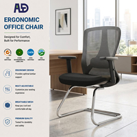 Chaise de bureau ergonomique en maille, vente directe d'usine, Sillas De Oficina, chaise inclinable moderne réglable pour mobilier de bureau