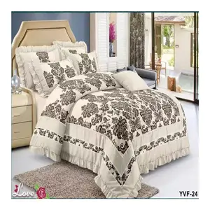 Ready to ship duvet covers bedsheets and pillowcases 100% cotton 6 pcs duvet cover bedding set