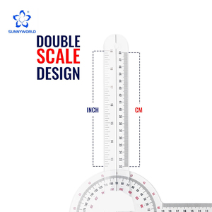 Goniómetro Manual de Plástico de 360 Grados, Tamaño S, Personalizado, para Medir Ángulos Espinales Médicos - Product Image 1