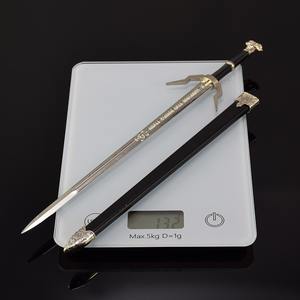 Mini jouets épée en alliage de zinc le sorceleur <span class=keywords><strong>Geralt</strong></span> de Rivia épée en acier 30cm 132g - Product Image 2