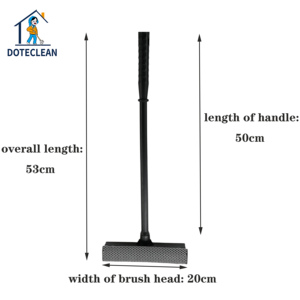 Herramienta de limpieza para el hogar, escobilla limpiaparabrisas de plástico con goma y esponja, escurridor de vidrio para limpieza - Product Image 5