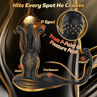 Masseur de prostate extensible et plug anal Hellflower pour hommes et femmes, produit de bien-être pour adultes, vente en gros