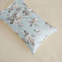 Chine Rose ensembles de literie 100% 300T coton doux housse de couette drap de lit taie d'oreiller ensemble imprimé literie pour lit Queen