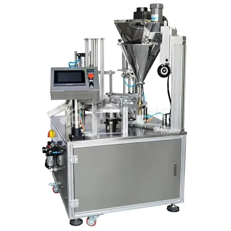 Full Automatic High Quality Coffee Powder Capsule Cup Filling and Sealing Machine