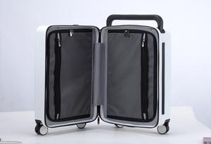 Luxe unisexe 20 pouces chariot bagages valise longue Distance <span class=keywords><strong>voyage</strong></span> d'affaires muet Spinner roues <span class=keywords><strong>cabine</strong></span> taille bagage <span class=keywords><strong>sac</strong></span> pour hommes - Product Image 4