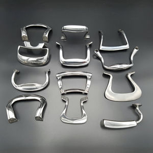 定制镜面抛光压铸锌合金烹饪锅手柄，带熔模铸造精密部件，用于握把 - Product Image 1