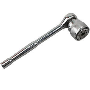DZT <b>Socket</b> Wrench 3/8 Inch Chrome Plated Ball Hex Drive Universal Ratchet Tool For Automotive Repair - Product Image 1