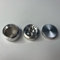 Broyeur à herbes en aluminium premium de 30 mm, personnalisé, avec effet de fumée, accessoires de tabac en métal CNC, vente en gros