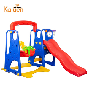 Indoor Playground Plastic Set With <strong>Swing</strong> and Slide Educational Sports &amp; <strong>Entertainment</strong> Toys for Kindergarten and Preschool Kids - Product Image 1